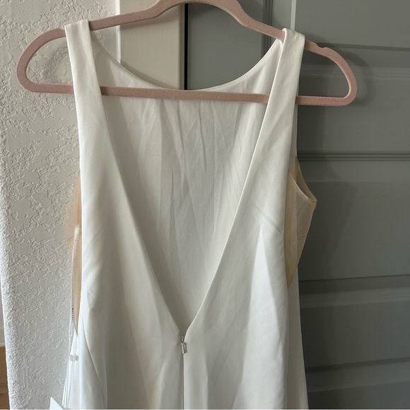 NWT Anthropologie BHLDN Watters Hyde Bateau-Neck Low-Back Trumpet Wedding Gown - Picture 9 of 11